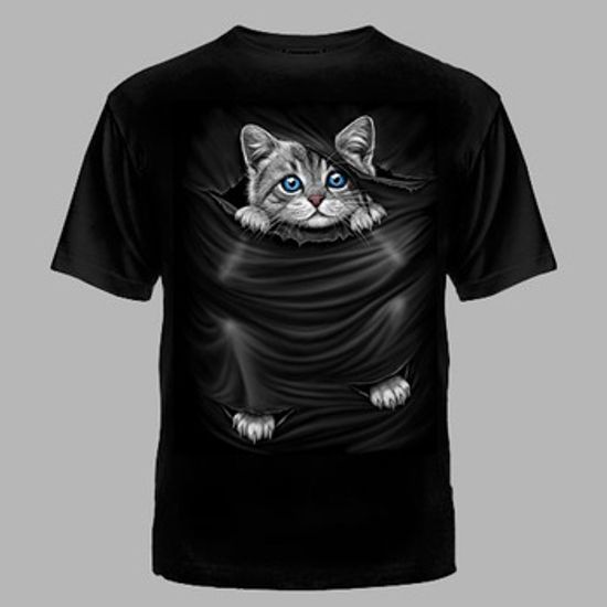 ФУТБОЛКА №1108 КОТЁНОК В ФУТБОЛКЕ
