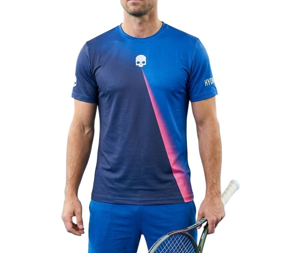 Мужская футболка Hydrogen Shade Tech - blue/fuchsia