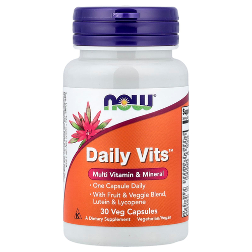NOW Foods, Daily Vits™, 30 растительных капсул