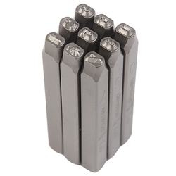 Клейма цифровые 3мм (HRC 60+-2град. DIN 1451) JTC