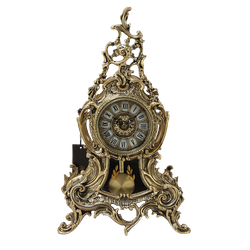 Bello De Bronze Часы "Луиш XV"с маятником каминные