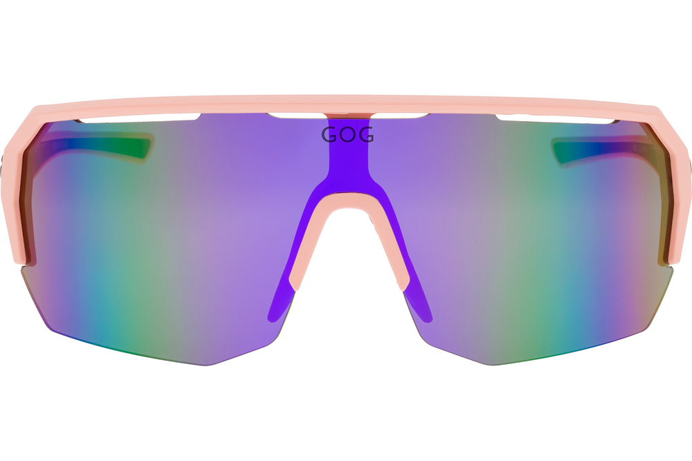 Спортивные очки GOG Bragi / Matt Dusty Pink-Black / Purple Lens