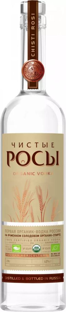 Водка Чистые Росы из Ячменного зерна