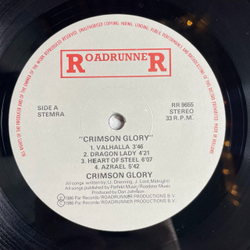 Винтажная виниловая пластинка LP Crimson Glory (Holland 1986)