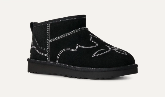 UGG Угги Western Classic Ultra Mini, черный