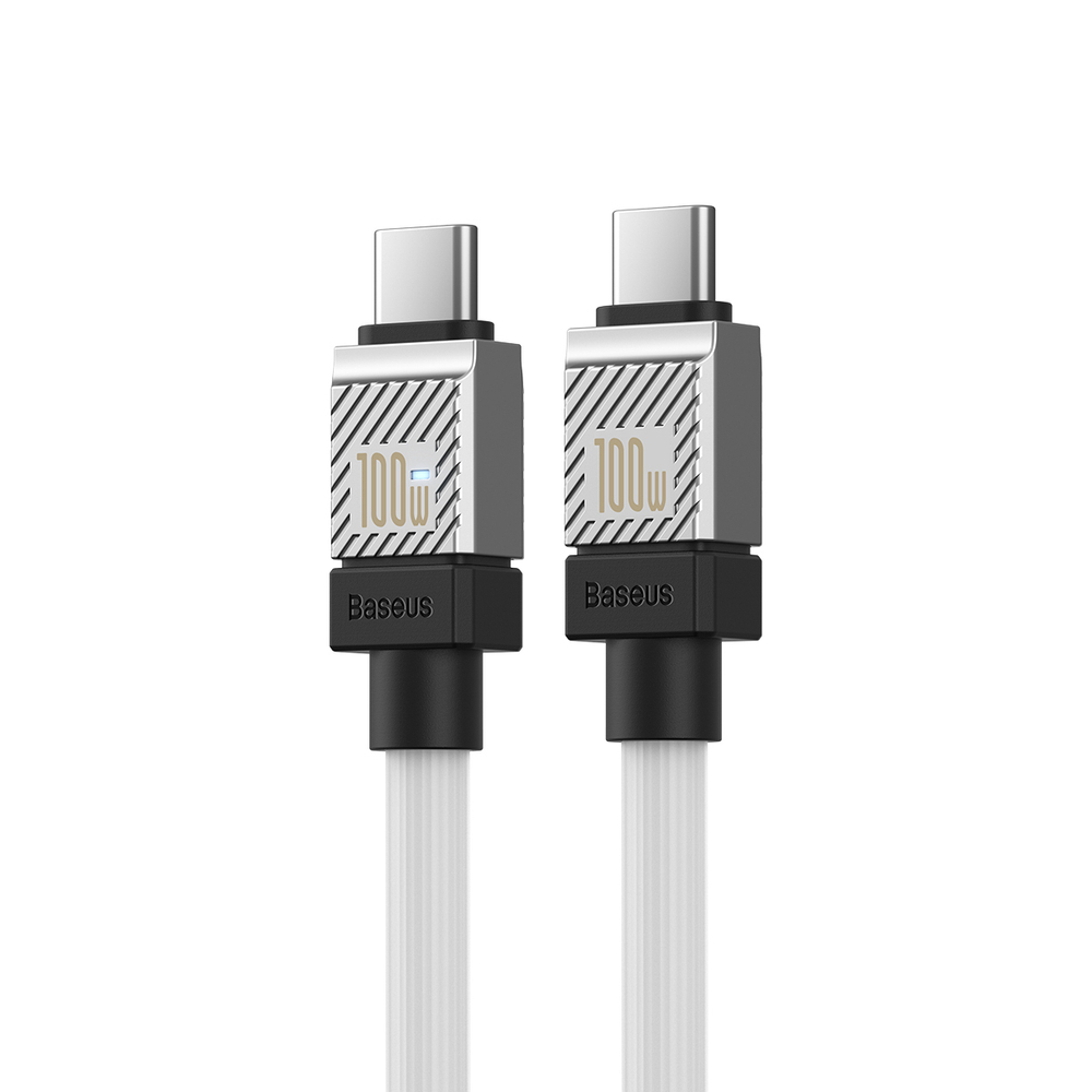 USB-C Кабель Baseus CoolPlay Charging+Data 100W 1m - White