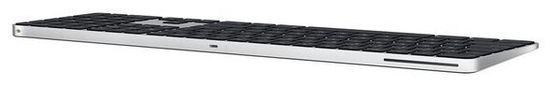 Беспроводная клавиатура Apple Magic Keyboard с Touch ID и цифровой панелью серый/черный, английская
