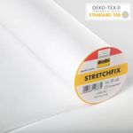 Флизелин клеевой на бумажной основе для эластичных тканей Stretchfix, 30см*5м, прозрачный, 53562284, Freudenberg, 5 м