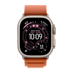 Умные часы Apple Watch Ultra 3 (2025) GPS + Cellular, 49mm, Natural Titanium Case with Terra Cotta Alpine Loop, L