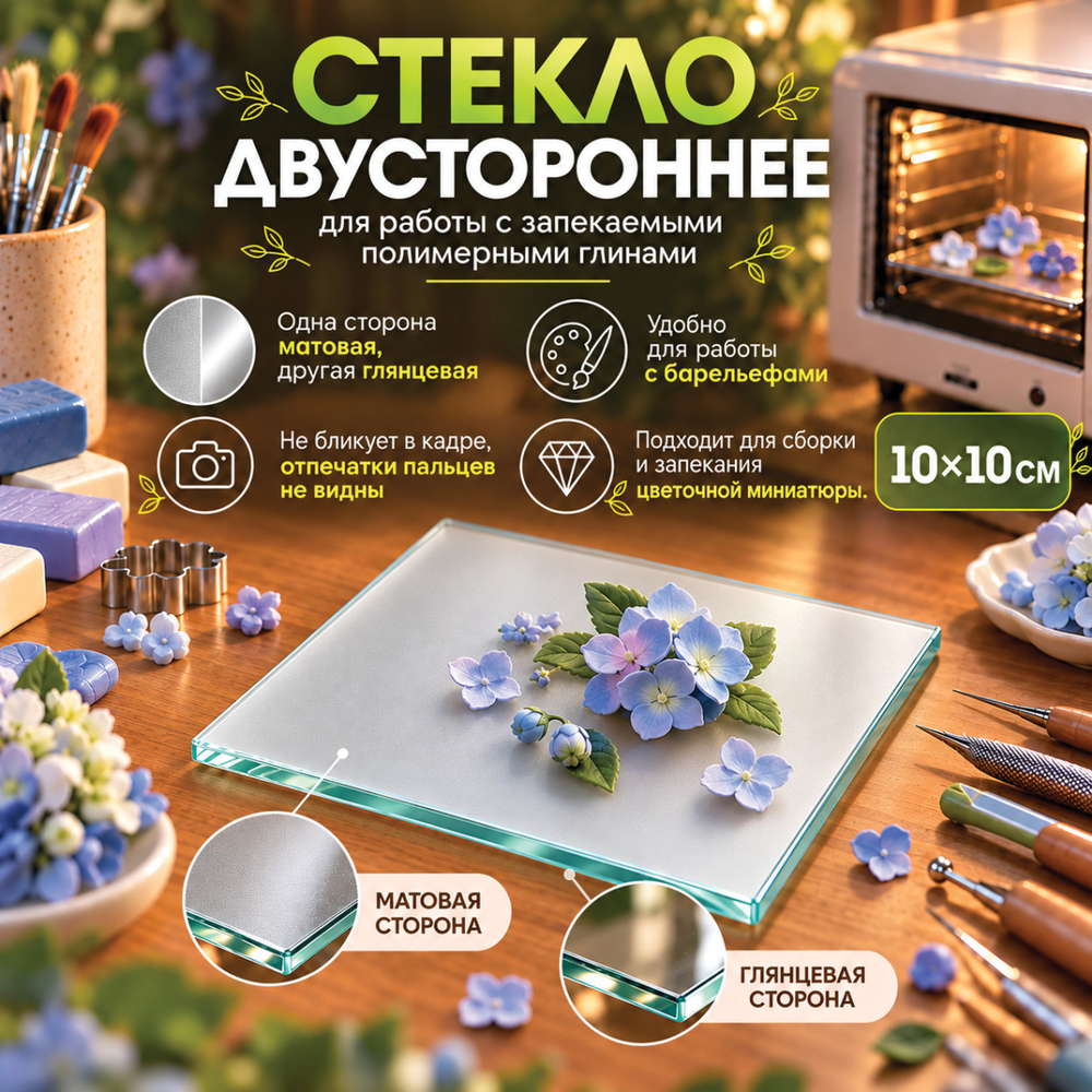 Стекло для запекания и лепки