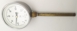 Термометр биметаллический ТБП-100 (0+120), 150мм, G1/2 2.5 радиальный