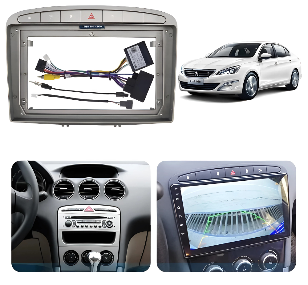 Установочный комплект для PEUGEOT 408 2012+, 308 2008-2014, RCZ 2010-2015 серый  KUBERG SF-9961G