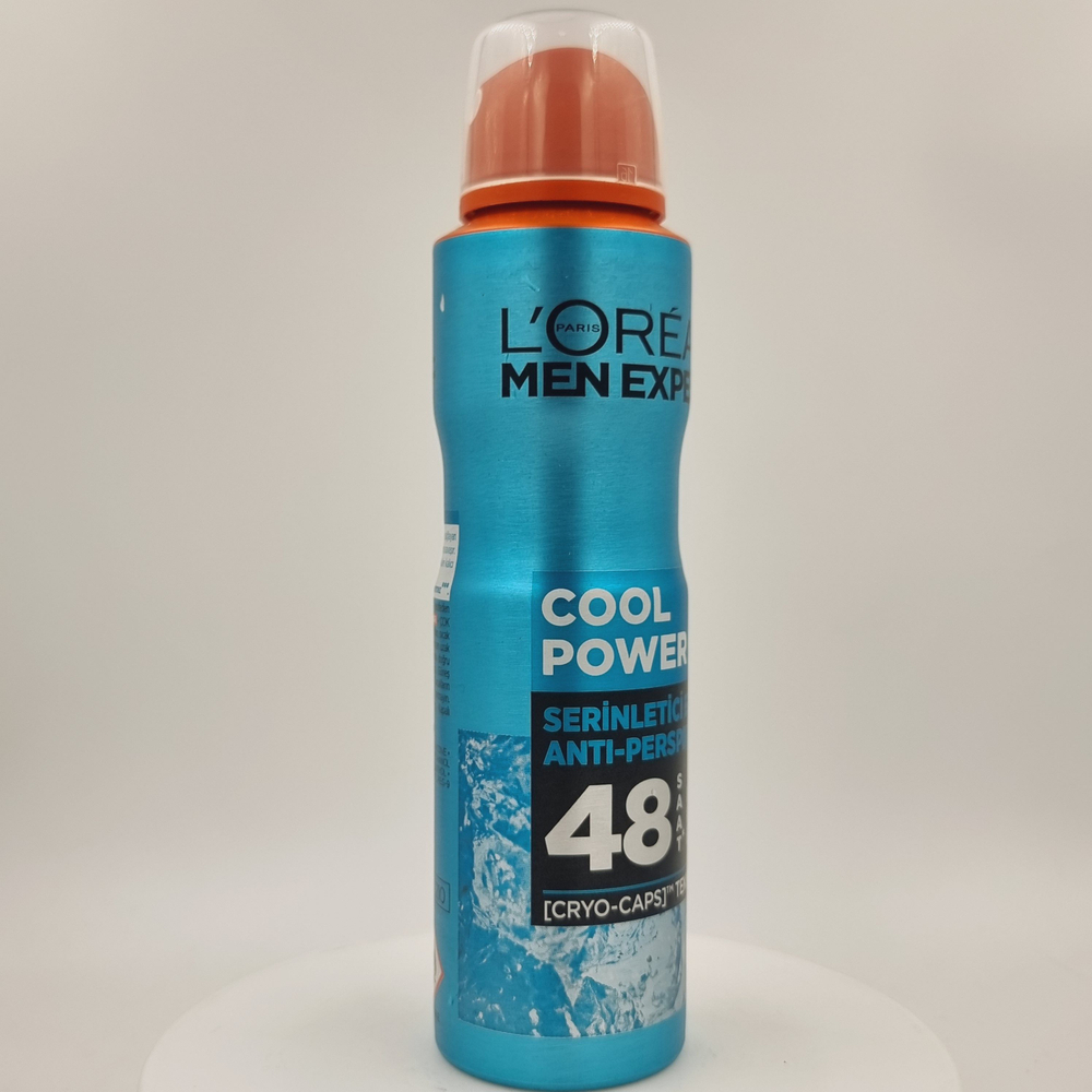 Дезодорант-спрей L'Oral Men Expert Cool Power 48H Anti-Perspirant Spray Deodorant , 150 мл