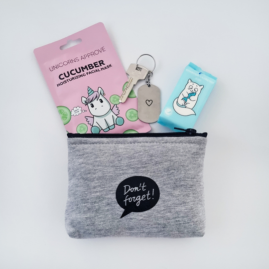 Кошелёк "Don't forget!" серый