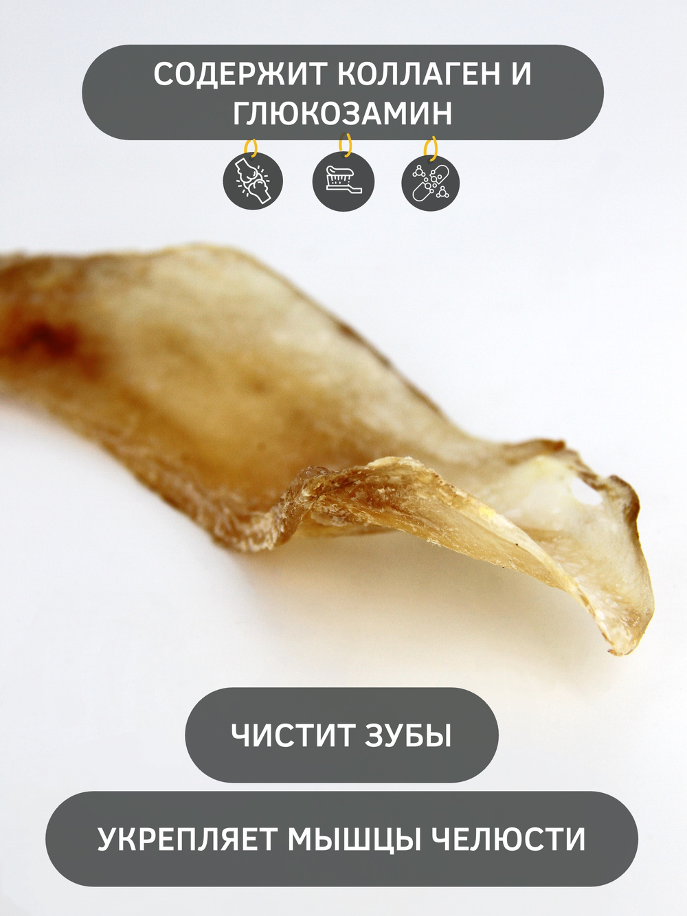 Говяжий лопаточный хрящ (малый) — лакомство для собак, 1 шт