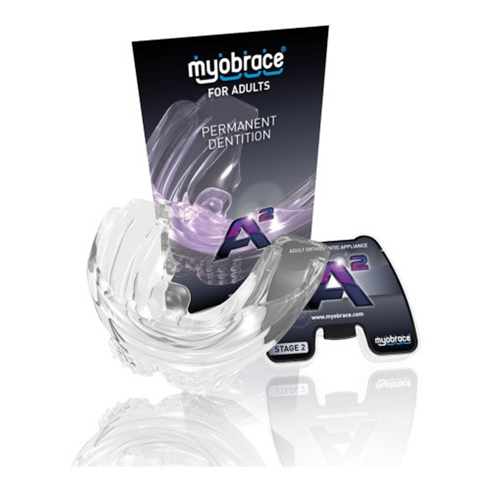 Трейнер Myobrace A2 Medium, прозрачный (для взрослых)