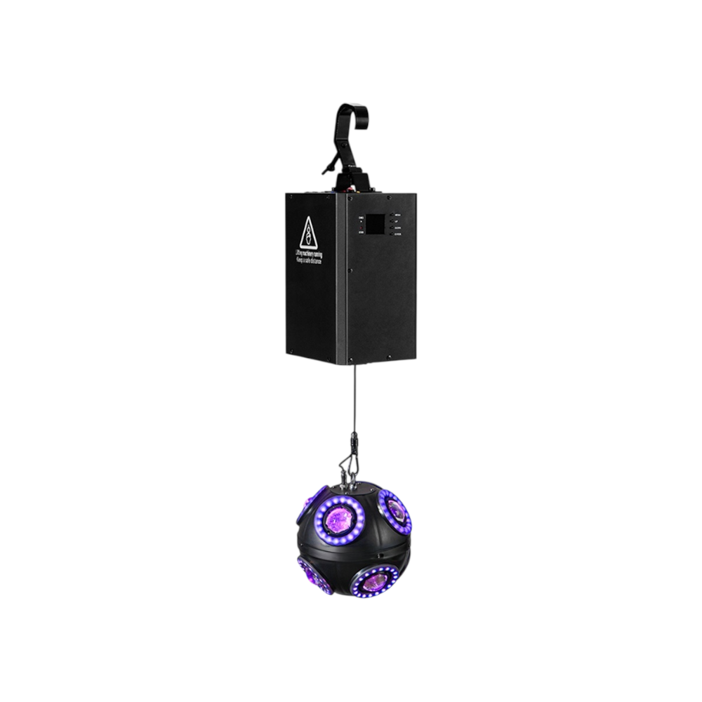 Лебедка сценическая со светодиодным шаром CrossLine Winch + 21 cm Football LED
