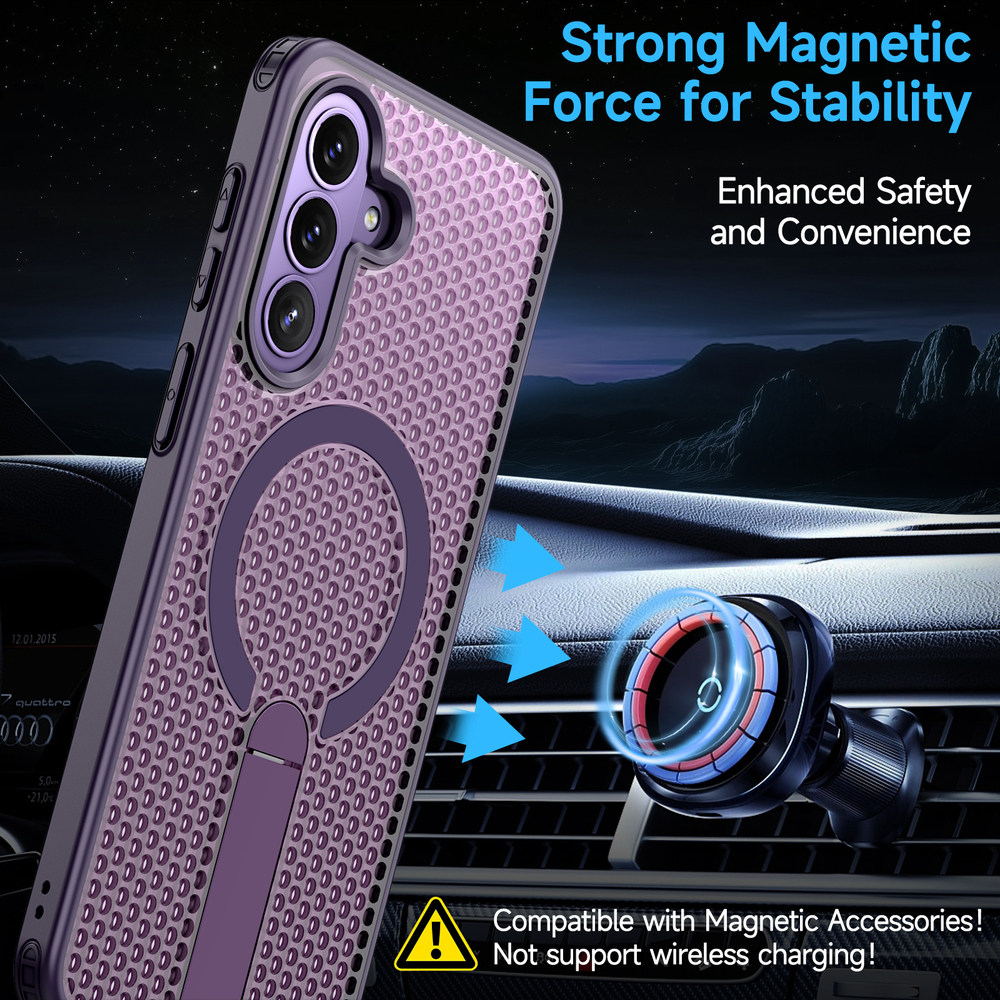 Прозрачный чехол Mesh Pro Magnetic Case для Samsung Galaxy A37 5G