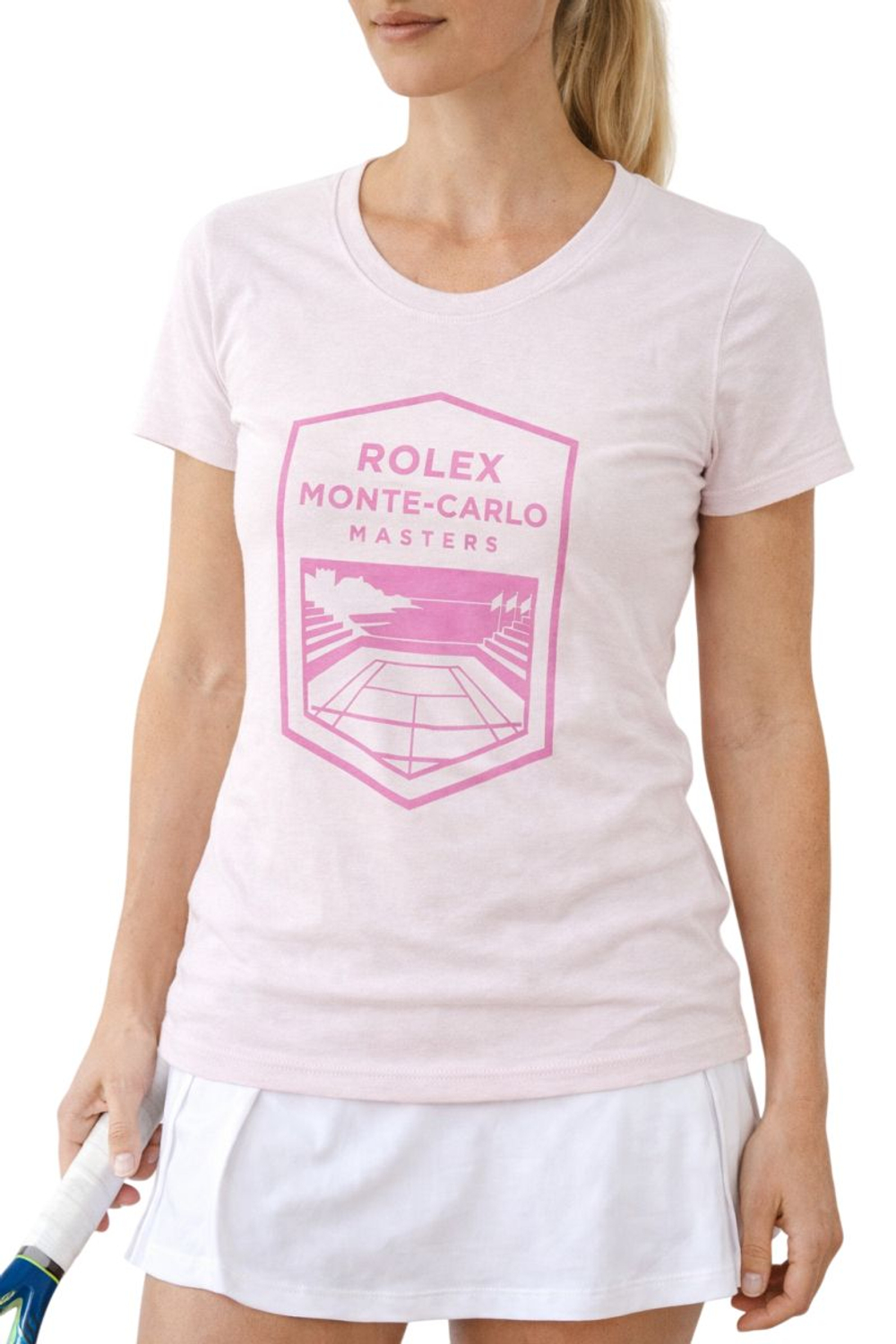 Женская теннисная футболка Monte-Carlo Rolex Masters Logo - quartz
