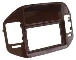 Магнитола для Mitsubishi Pajero 3, Montero 3 1999-2006 (рамка под дерево) - FarCar S500-TS20 монитор 9.5" 2K QLED на Android 14, Быстрейшая, CarPlay, 4G SIM-слот