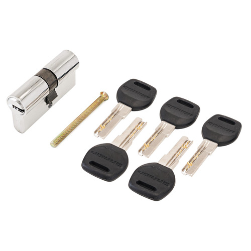 Механизм цилиндровый АЛЛЮР HD F   60-5K СР хром/ перф.кл/кл (25*10*25)/7790