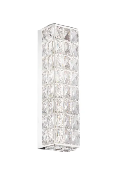 Бра светодиодное NewRgy W2798R/15W CHROME+CLEAR, 15 Вт, хромированное и прозрачное