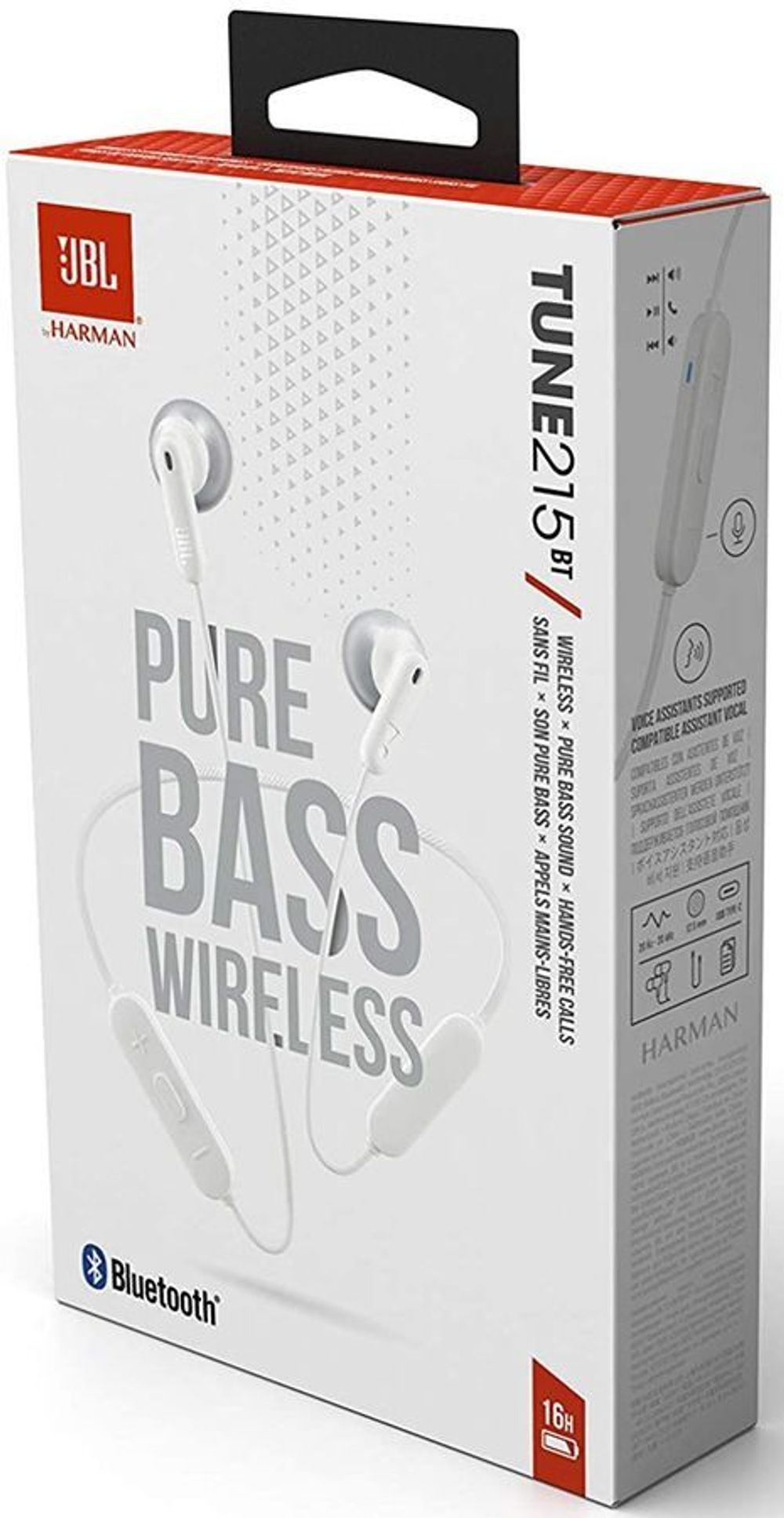 Беспроводные наушники JBL Tune 215BT White - 7