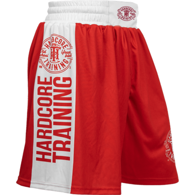Боксерские шорты Hardcore Training Red/White