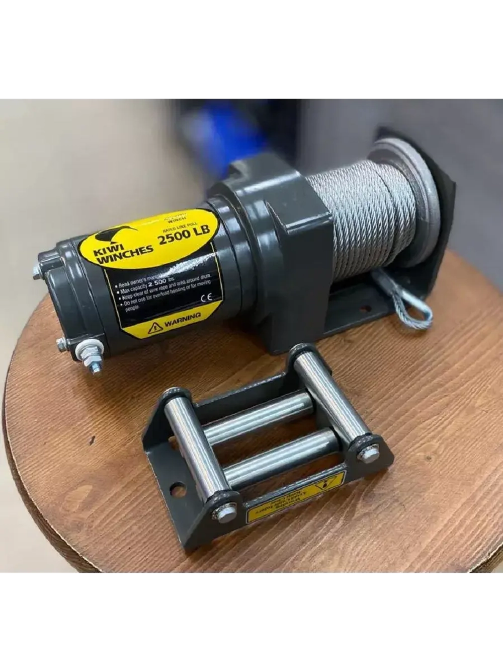 Элекрическая лебедка KIWI WINCHES 2500, стальной трос
