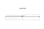 Душевая дверь Vincea Дайс (Dice) VDS-4D150CLGM, 1500, вороненая сталь, стекло прозрачное