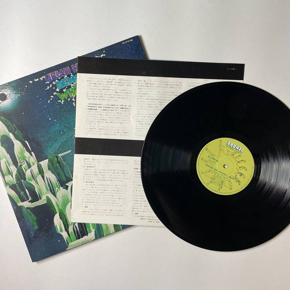Винтажная виниловая пластинка LP Uriah Heep Demons And Wizards (Japan 1972) (No Obi) 1 press