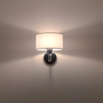 Citilux Эвита CL466310 Бра с белым абажуром и выключателем