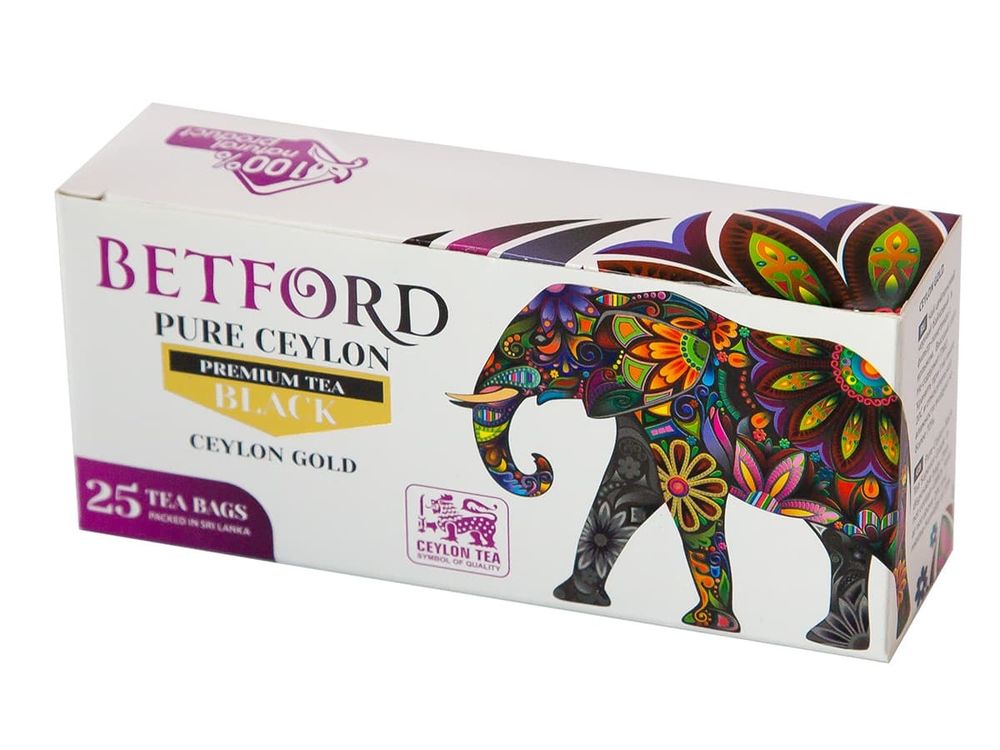 Чай черный Betford в пакетиках, 25 шт