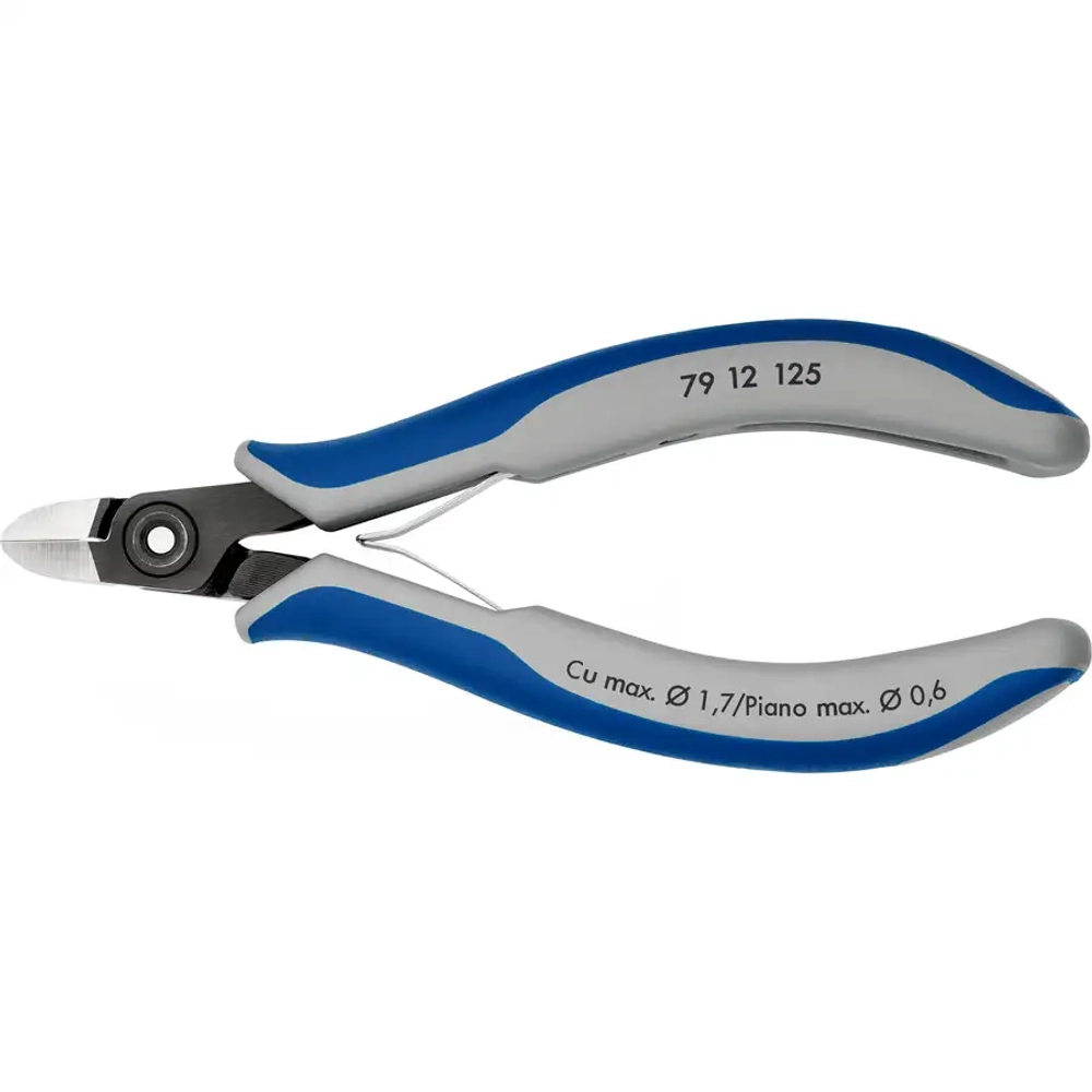 Прецизионные кусачки боковые для электроники чернёные 125 мм Knipex 79 12 125