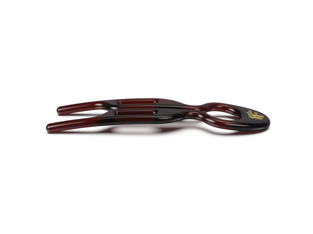 NO 1 HAIRPIN | BROWN - 3X HAIRPINS/BOX / Шпильки No1 Hairpin Коричневого цвета (набор из 3 шпилек)