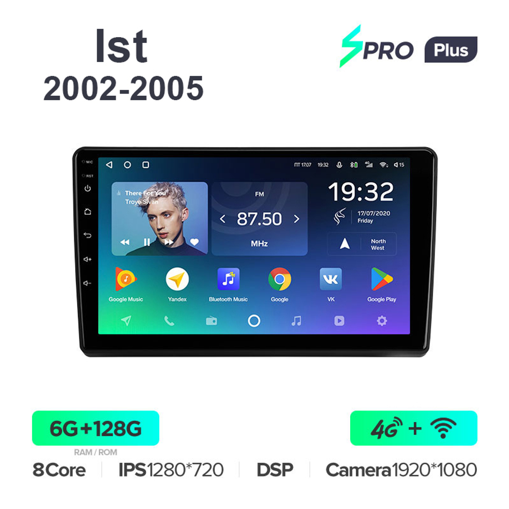 Teyes SPRO Plus 9"для Toyota Ist 2002-2005
