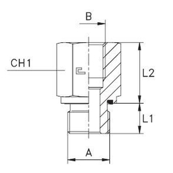 Соединение PFE BSP 1" BSP 1.1/4"
