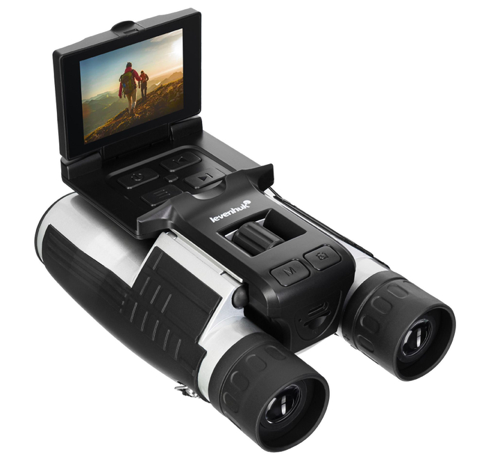 Бинокль цифровой Levenhuk Atom Digital DB20 LCD 12x32