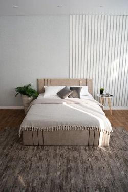 Кровать Леванте 1,6 (Бежевый), ДСВ-Мебель, г. Пенза