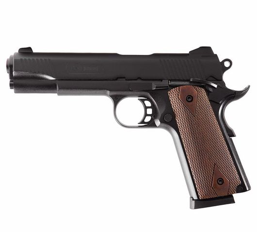 Пистолет сигнальный К1911 KURS, копия Кольт 1911 под холостой патрон 10ТК СХП