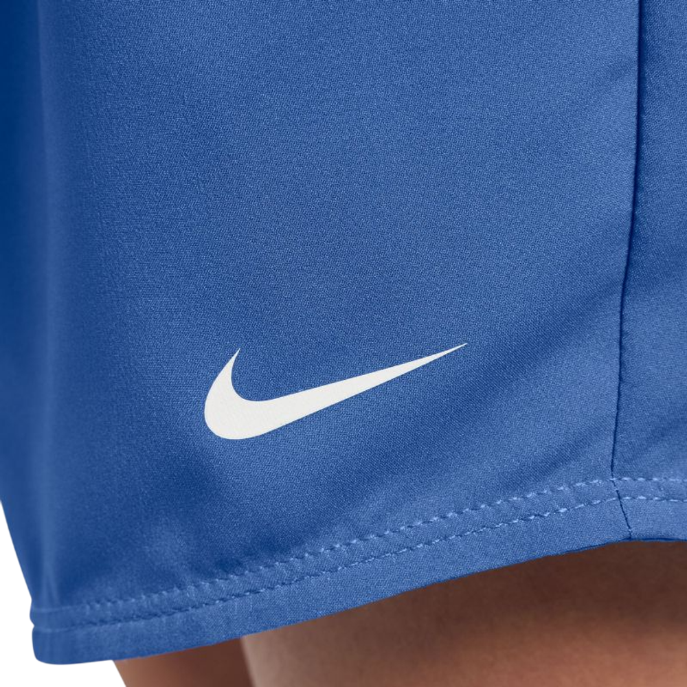 Шорты для девочки теннисные Nike Kids Dri-Fit One High-Waisted Woven Training - comet blue/white