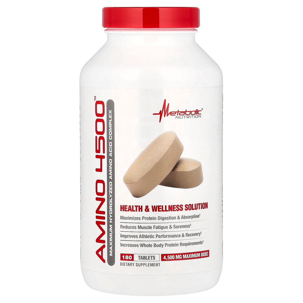 Metabolic Nutrition, Amino 4500, 180 таблеток