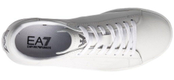 Кроссовки Meskie buty EA7 Unisex Leather Sneaker - белые