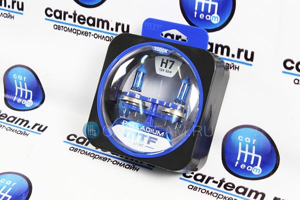 Автолампы галогеновые "MTF" Palladium 5500K Н7