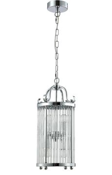 Светильник подвесной 4*E14 TADEO SP4 D200 CHROME/TRANSPARENTE хром Crystal Lux