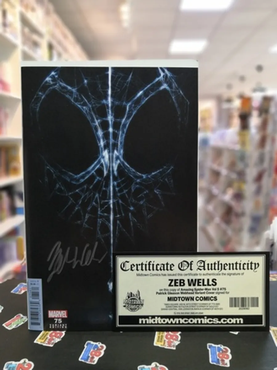 Amazing Spider-Man #75 (Patrick Gleason Cover Signed By Zeb Wells)