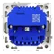 Розетка с USB A+C с заземлением и защитными шторками Voltum S70 Шелк VLS040504