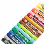 Пастель масляная художественная PENTEL "Oil Pastels", 16 цветов, круглое сечение, картонная упаковка, PHN4-16