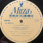 Шопен - Соната для фортепиано №3 / Ролонез / Баркарола (Польша 1984г.)