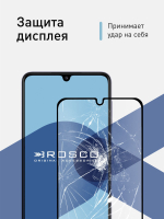 Защитное стекло ROSCO для Samsung Galaxy A22 оптом (арт. SS-A22-FSP-GLASS-BLACK)